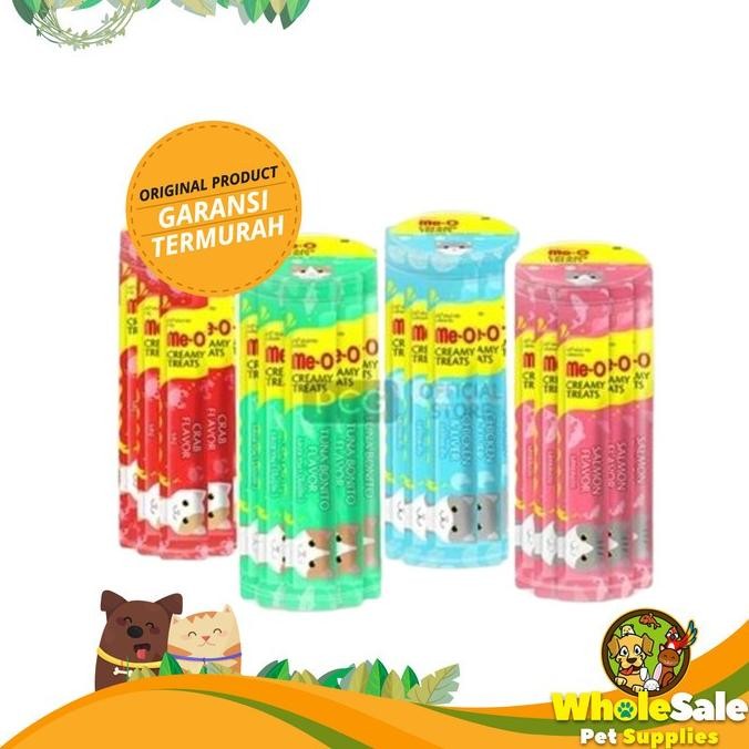Sale Mt-01 Me-O Creamy Treats 1 Toples (Isi 36 Pcs) Meo Cat Snack Cemilan Kucing [Terlaris] [Terbaik