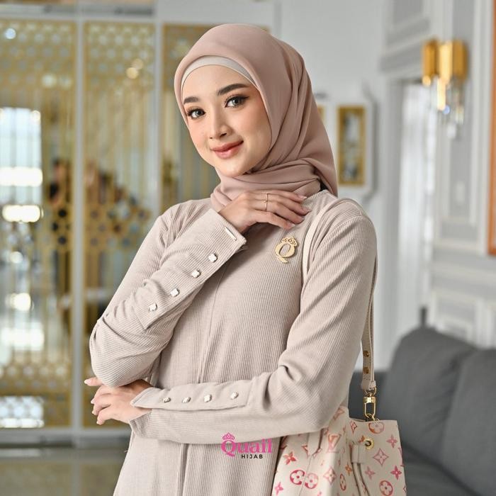 Quail Hijab - Anaisha Dress Knit Premium By Quail Hijab