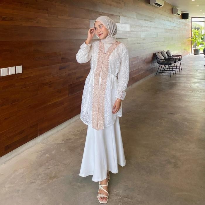 Nora Outer Brukat Outer raya Cardigan