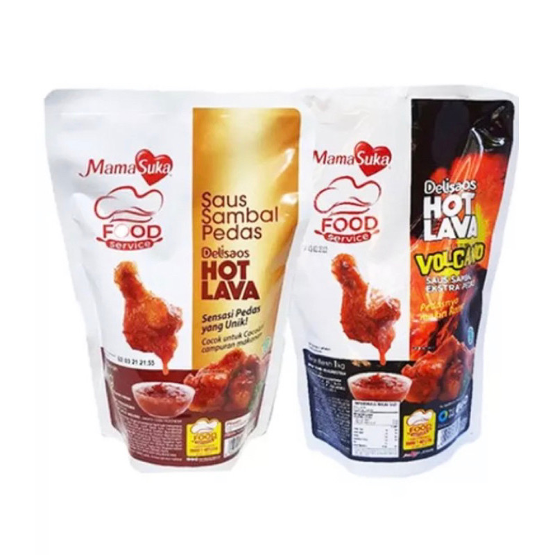 

Mamasuka Hot Lava Volcano 1kg Saus Pedas