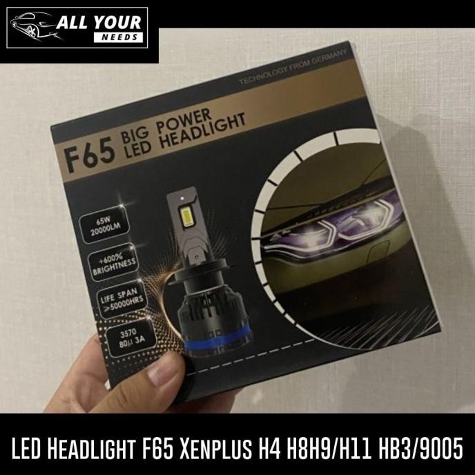 LED HEADLIGHT F65 XENPLUS H4 H8H9/H11 HB3/9005 Lampu mobil Terlaris