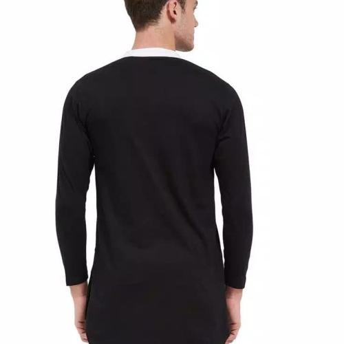 GAMIS BAJU KOKO PRIA BAHAN KAOS SIZE JUMBO XXL 4XL 3XL WARNA HITAM Terlaris