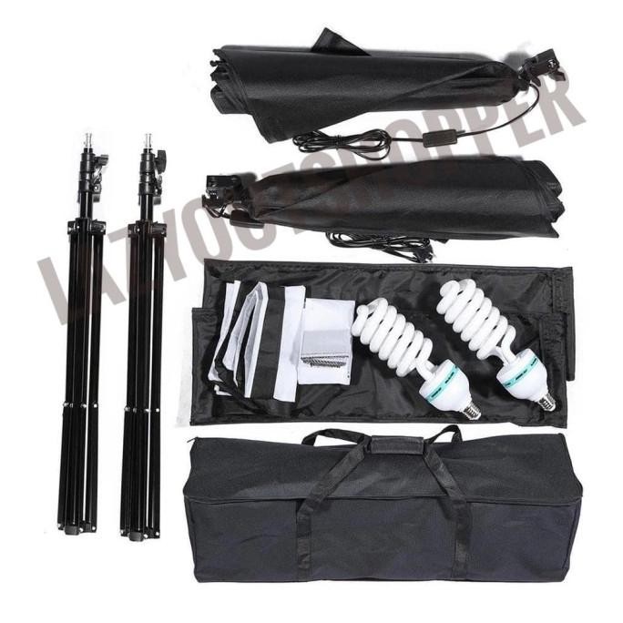PAKET PAYUNG STUDIO SOFTBOX DAN LIGHT STAND