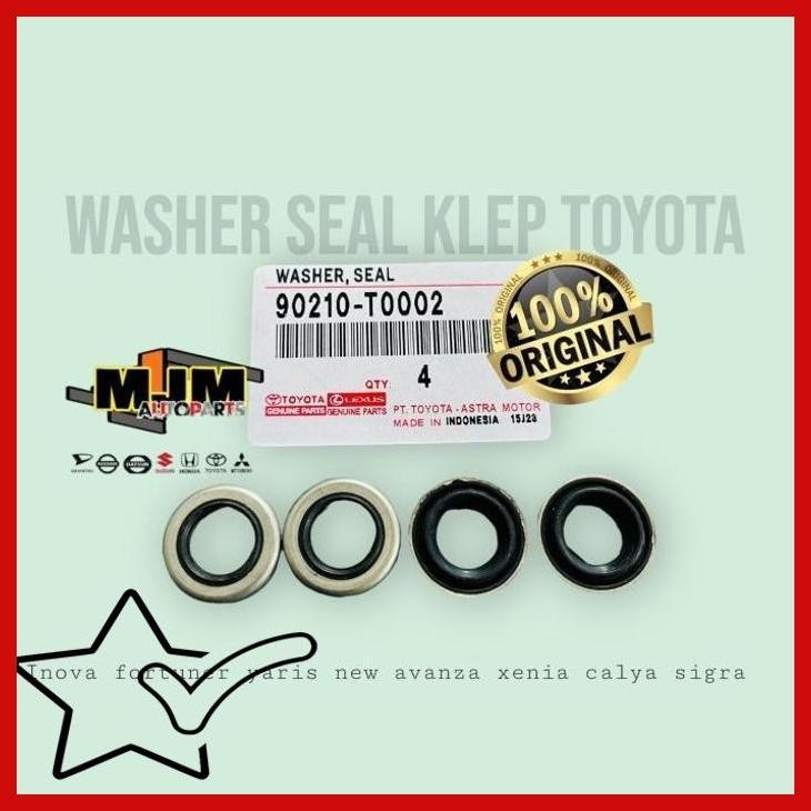 [SNA] WASHER SEAL KLEP TOYOTA INOVA FORTUNER NEW AVANZ XENIA CALYA AGYA ASLI
