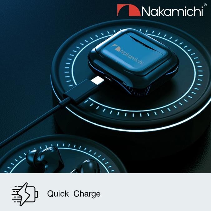 NAKAMICHI TW2XS TRUE WIRELESS EARBUDS BLUETOOTH EARPHONE TWS GAMING HD