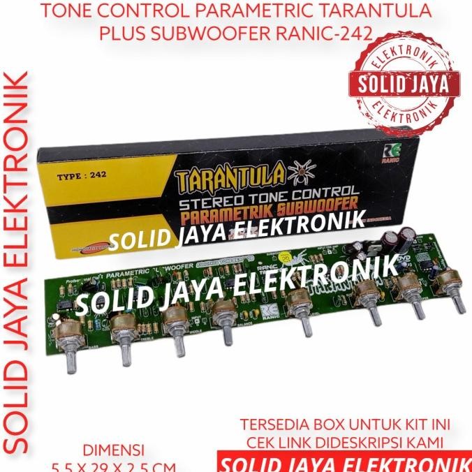 Terlaris KIT TONE CONTROL PARAMETRIC SUBWOOFER TARANTULA PARAMETRIK RANIC 242 SALE