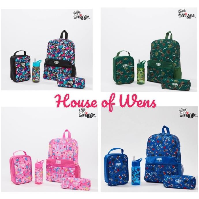 TERBARU - SMIGGLE GIGGLE BY SMIGGLE SET ORIGINAL - PAKET TAS SMIGGLE