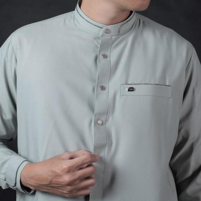 Big Sale Qori Apparel Signature Baju Koko Casual Ubadah (Lengan Panjang) Original