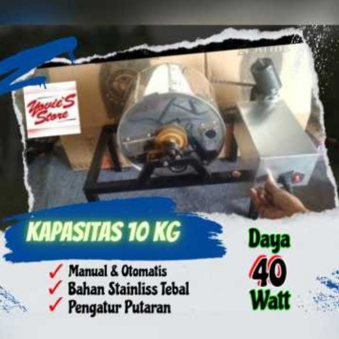 NEW Mesin roasting Kopi - Alat Sangrai - Coffee Roasted Manual 10kg