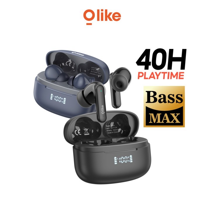 Headset Bluetooth OLIKE T124 Wireless Earphones LED Display Headset True Wireless V5.3
