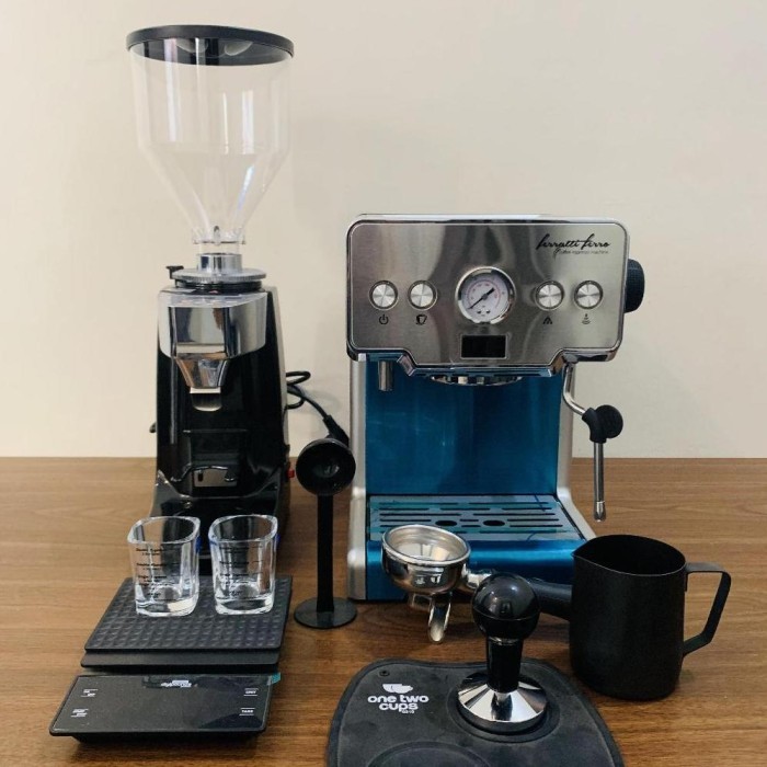 TERUJI Baca deskripsi Paket Mesin Kedai Kopi Alat Pembuat Espresso Untuk Usaha Caffee Kedai Kopi top