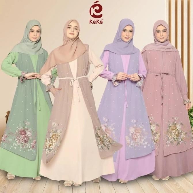 Gamis Dewasa Keke Zaina Dress Gdk 2119 Original