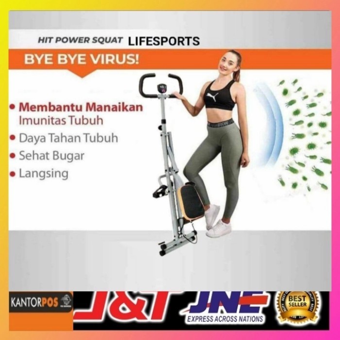 Nadia Power Squat-Lifesport Power Squad-Hit -Alat Pengecil Perut