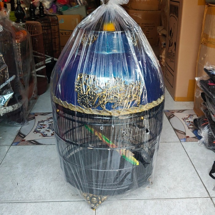 SANGKAR PERKUTUT KERETA/FIBER KODE 1382