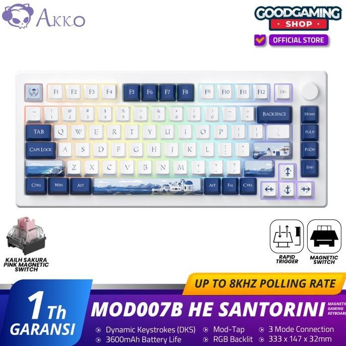 CO Akko MOD007B HE / MOD-007B HE PC Santorini Gaming Keyboard Magnetic Switch