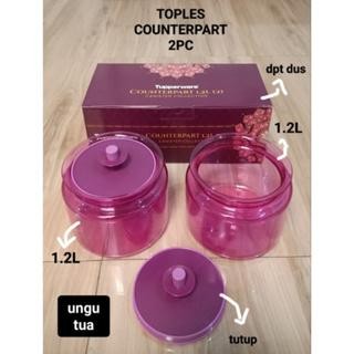 terbaru  original tupperware toples lebaran kristal counterpart ready