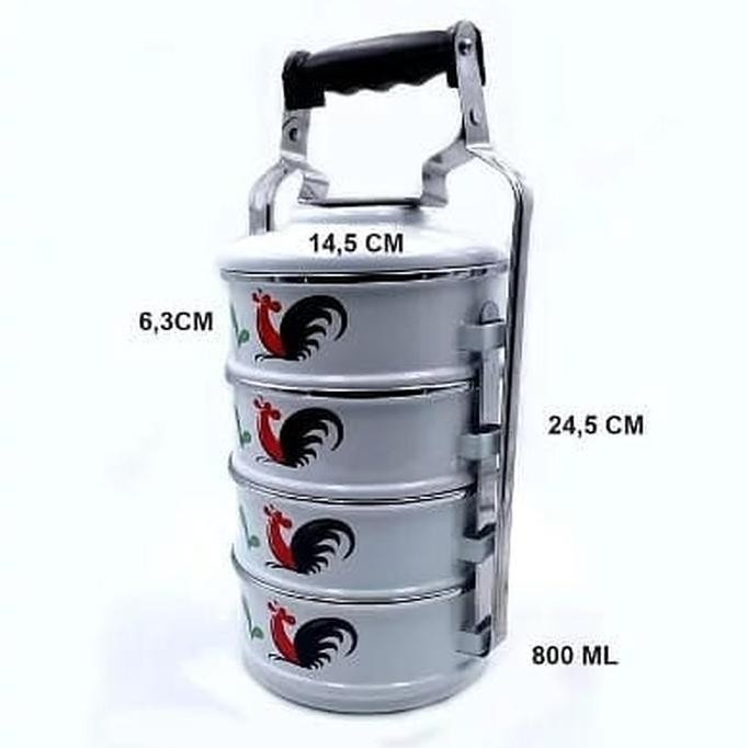 

READY RANTANG ENAMEL SUSUN 4 - 14 CM AYAM JAGO KUKURUYUK