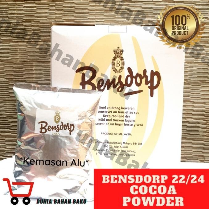 

COKLAT BUBUK 22/24 "QUEEN ANNA" BENSDORP 1 KG KEMASAN ALUFOIL GROSIR