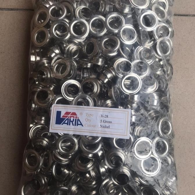 

READY MATA AYAM / MATA EYELET 13MM/MA-28+RING L/5GROSS