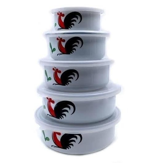 

READY MIXING BOWL AYAM JAGO SET SUSUN 5 RANTANG MANGKOK MANGKUK
