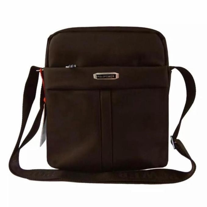 TAS SELEMPANG POLO SUPER ORIGINAL HITAM PRIA WANITA