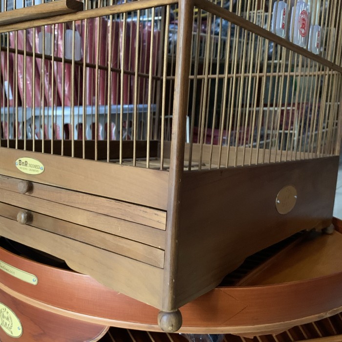 Sale Terbatas Sangkar Kandang Kotak Bnr Reborn Premium Jati Natural Dof No 2 Aman