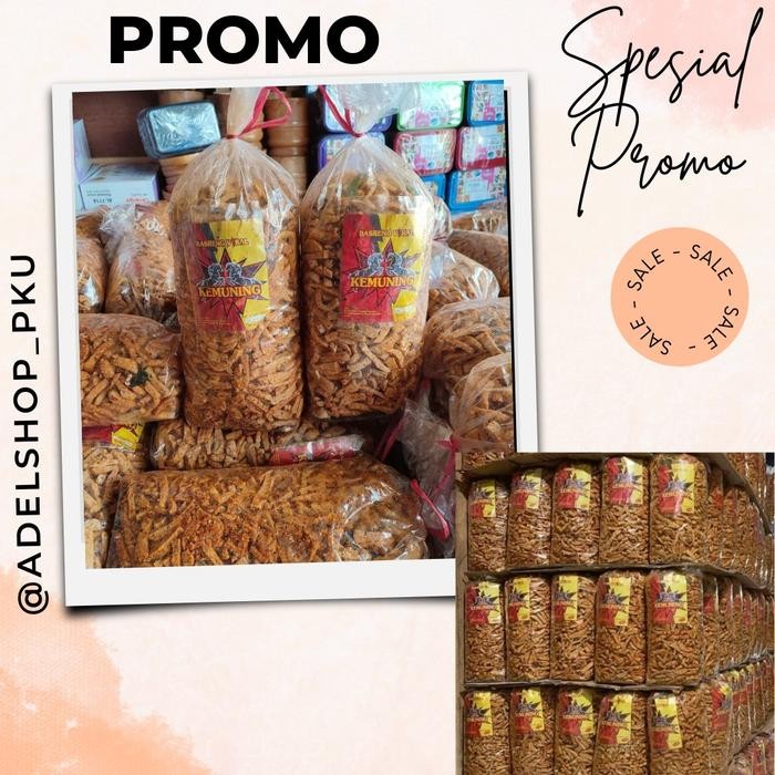 

OBRAL CEMILAN BASRENG PEDAS DAUN JERUK/BASRENG VIRAL KEMASAN 500 GR Goreng Food