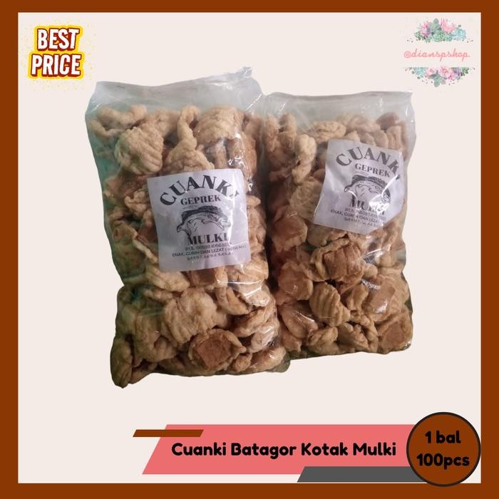 

TERBARU Cuanki Batagor Kotak Cuanki Batagor Geprek Mulki 1bal isi 100pcs Food Pedas Seblak