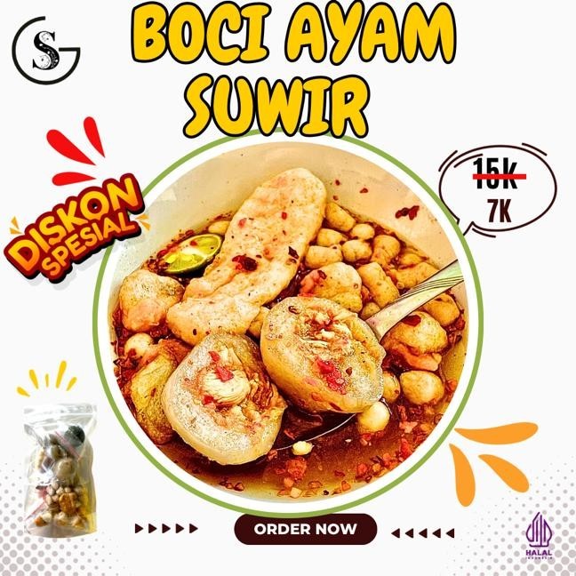 

SALE 1 PCS BASO ACI AYAM SUWIR PEDAS GUDANGSNACKTGR HOTPOT INSTAN Food