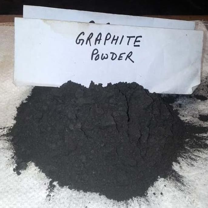 Baru Graphite powder/bubuk Graphite per sak @25kg