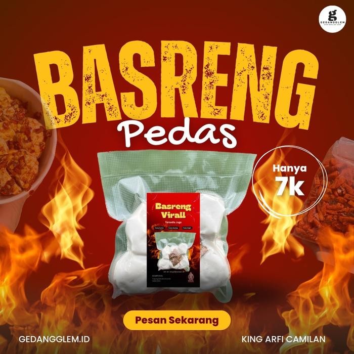 

BERMUTU BASRENG PEDAS CAMILAN KERING Goreng Food