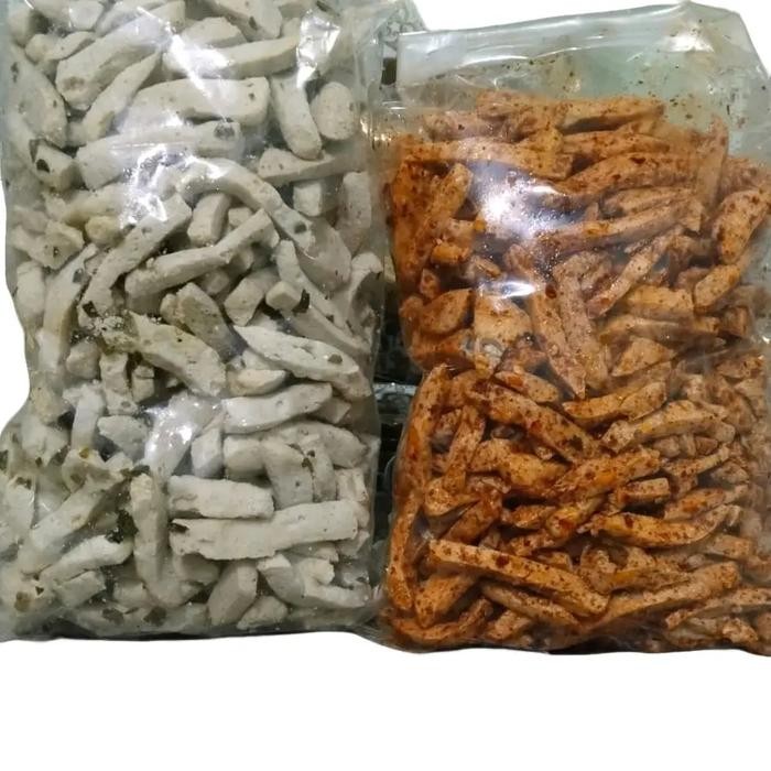 

TERUJI PAKET HEMAT BASRENG PEDAS PLUS BASRENG ORI 1KG Cemilan Snacks Food Goreng