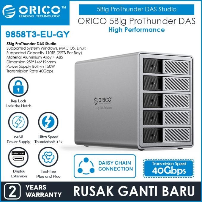 CO ORICO Big RAID / Pro RAID DAS Solution / DAS Studio / ProThunder 2bay 4bay 5bay MultiBay HDD Encl