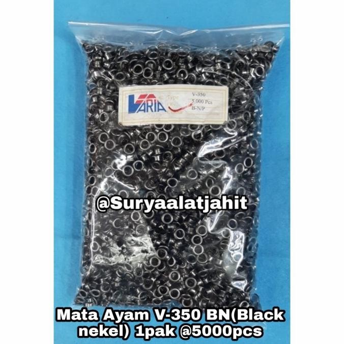 

READY MATA AYAM V-350 BN (BLACK NEKEL) 1PAK +/- @5000PCS