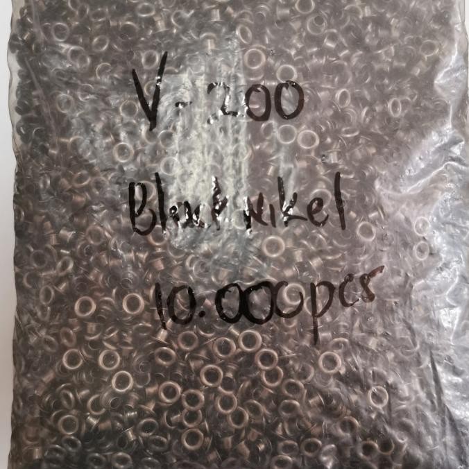 

READY MATA AYAM 200 / MATA EYELET 4MM BLACKL / 10.000PCS