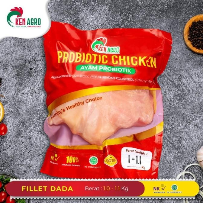 

READY HARVESTMOON AYAM NEGRI/BROILER ORGANIK PROBIOTIK FILLET DADA PER PACK