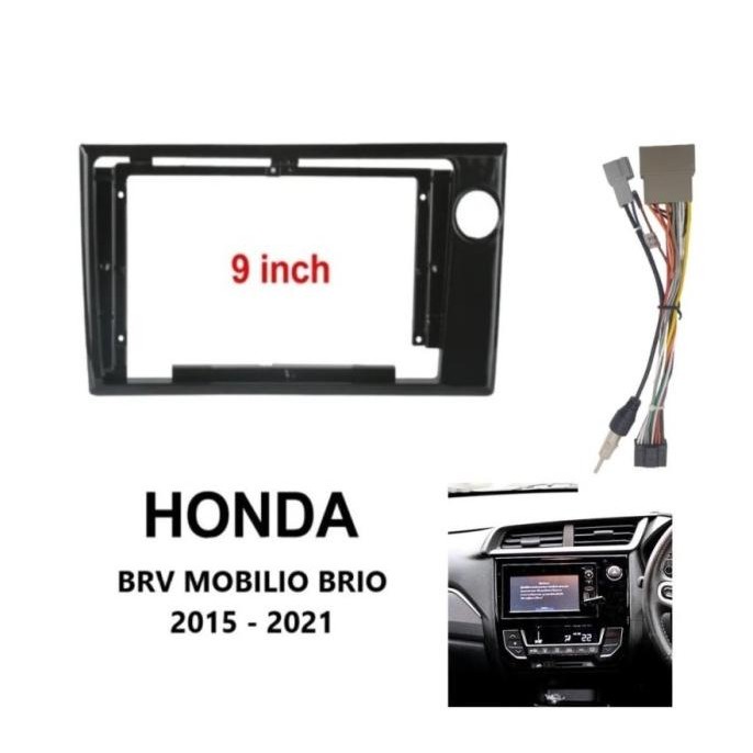 Ori - FRAME HEAD UNIT ANDROID 9 INCH / 10 INCJ HONDA MOBILIO BRIO BRV2016 -2019