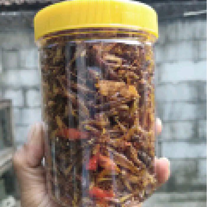 

BIG SALE BELALANG UTIS (SAWAH),KEMASAN TOPLES DENGAN BERAT -+160GRAM Camilan Pedas Makanan Food