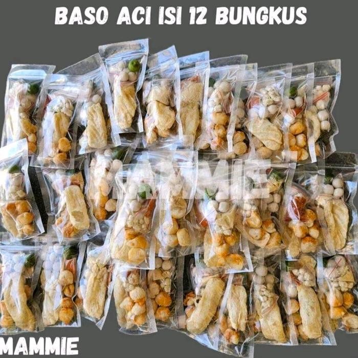 

FREE ONGKIR ( ISI 12 BUNGKUS) BAKSO ACI CHILI OIL INSTAN PEDAS MURAH Food