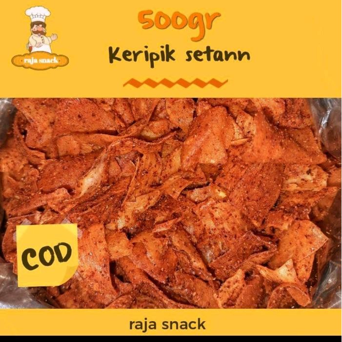 

BERGARANSI bundling kripset 500gr perkemasan 250gr+250gr hemat Food Pedas Kripik Crispy