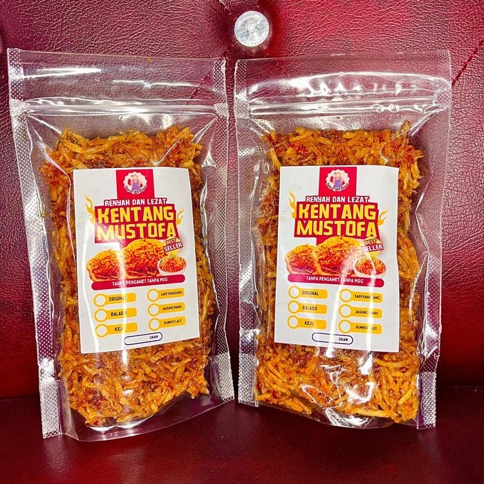 

PRODUK TERBATAS Kentang Mustofa Kering 125 Gram Varian Rasa - Kripik Kentang Mustofa Renyah Gurih