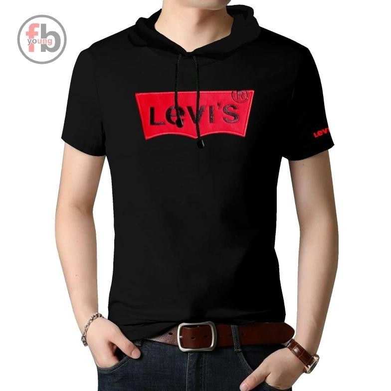 Hoodie Kaos Kupluk Lengan Pendek