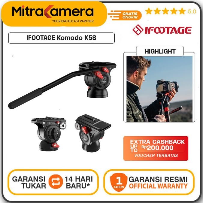 Ifootage Komodo K5S Resmi New Stok