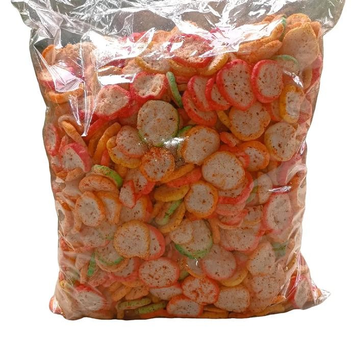 

BIG SALE kerupuk bawang pedas gurih 1 kg Food Kering Goreng Snacks Camilan Cemilan