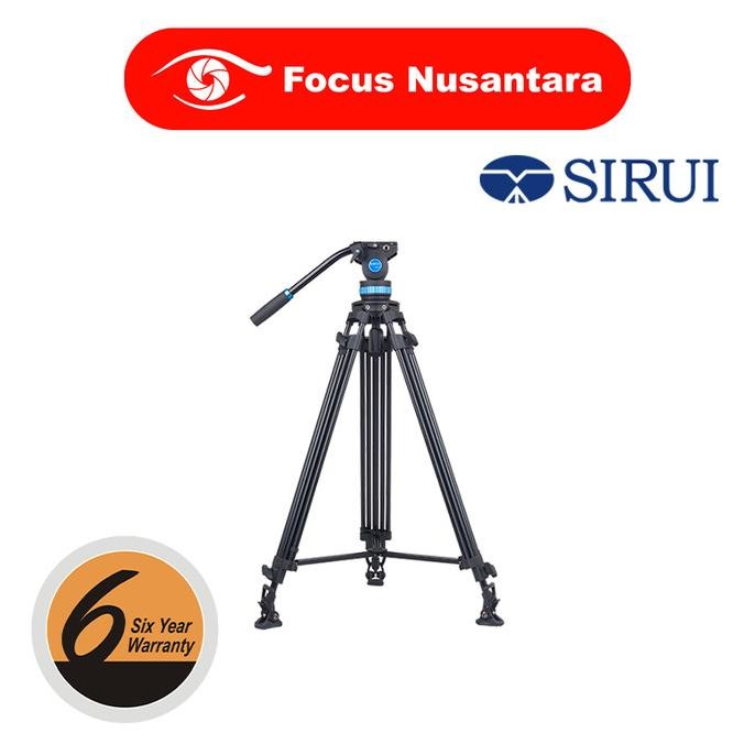 Sirui Sh25 Aluminium Video Tripod Kit New Stok