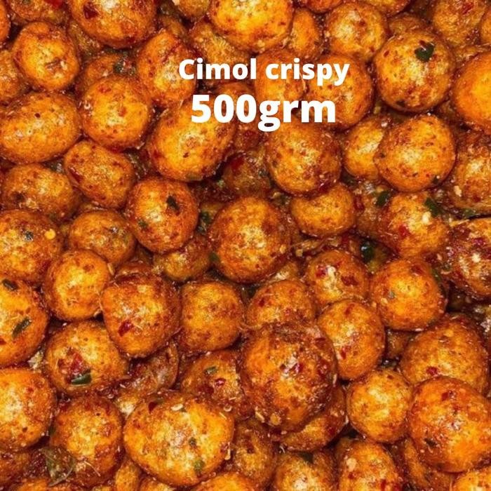 

NEW cimol crispy pedas daun jeruk 500g Asin Cemilan Kering Snacks Food Keripik