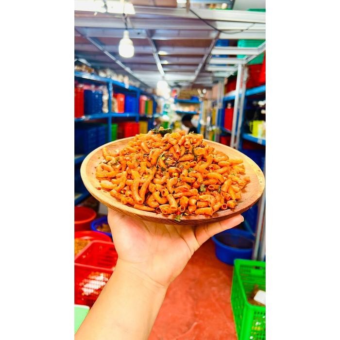 

LIMITED EDITION 1/4 KG MAKARONI BANTET DAUN JERUK 250 GRAM - TIDAK KERAS - DAUN JERUK Cemilan Food