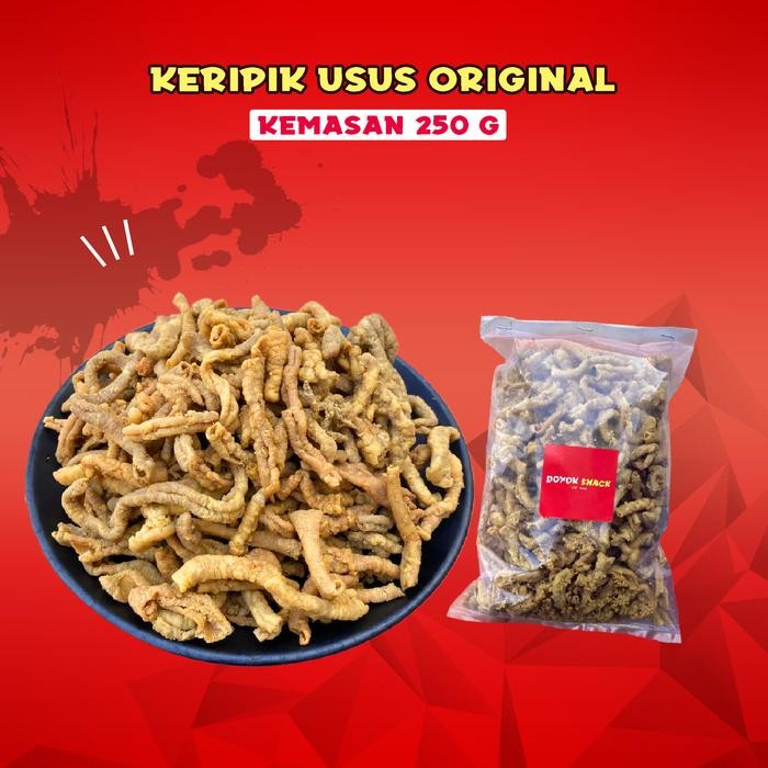 

PRODUK TERBATAS 250g Kripik Usus Original Jeruk Kriuk Camilan Snack Food Kering Jaya Makmur 2