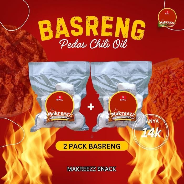 

TERBARU BASRENG PEDAS KERING KEMASAN 2 PACK ISI 6 BIJI Food Goreng