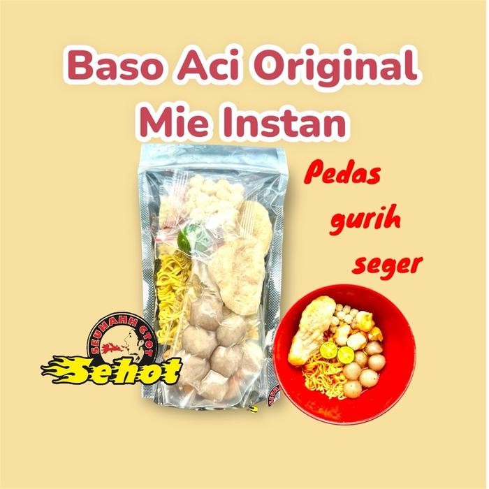 

HEMAT Baso Aci Plus Mie Instan Pedas - 1 Bungkus - Food